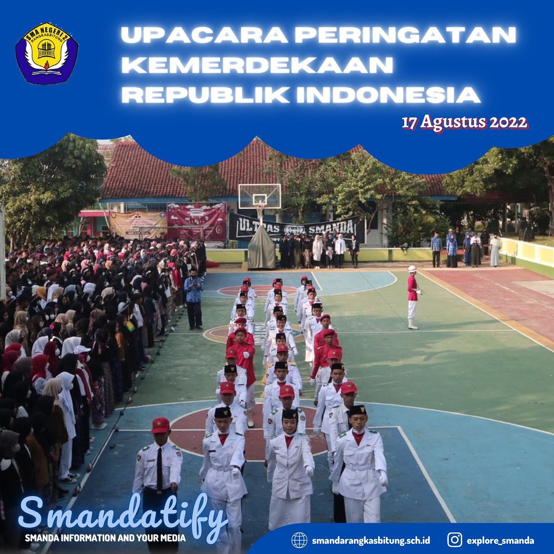 Upacara sekolah di SMAN 2 Rangkasbitung