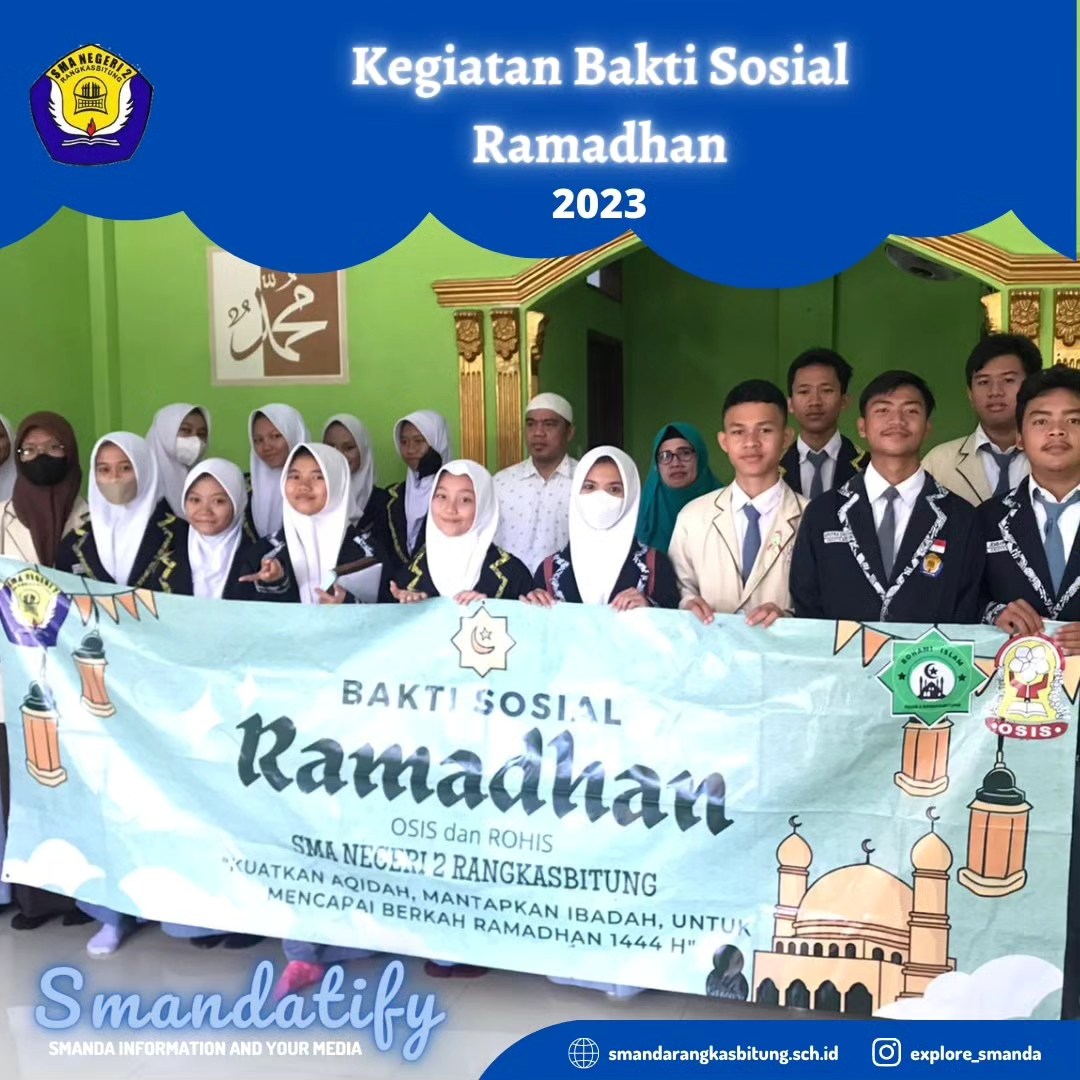 Kegiatan bakti sosial siswa SMAN 2 Rangkasbitung